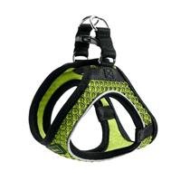 Hundegeschirr Hunter Hilo-comfort Neongrün (30-35 Cm)