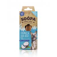 Soopa Dental Sticks kokosnoot & chiazaad voor de hond Per 3