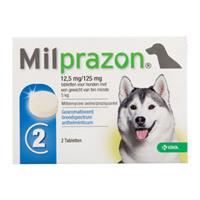 Milprazon Entwurmungstabletten für Hunde 5-75 kg 2 Tabletten