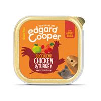 Edgard & Cooper Adult - Kip & Kalkoen - 11 x 150 g kuipjes