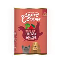 Edgard & Cooper Senior - Kip & Zalm - 6 x 400 g blikken