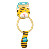 Beco Pets Hunde-Plüschspielzeug Tiger Lilly gelb, Maße: ca. 17 x 37 x 7 cm