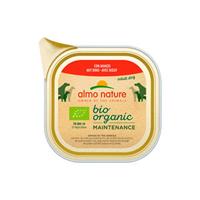 Almo Nature Bio Organic Maintenance - Rund en Groenten - 9 x 300 g