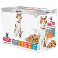 Hill's Adult Sterilised Cat Multipack Katzen-Nassfutter 85g 1 Karton (12 x 85 g)