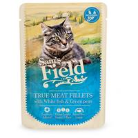 Sam's Field Sam's Field Cat Pouch True Meat Filets 85 g - Kattenvoer - Kip&Vis&Erwt