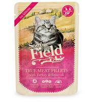 Sam's Field Sam's Field Kitten Pouch True Meat Filets - Kattenvoer - Kip Kalkoen Broccoli 85 g