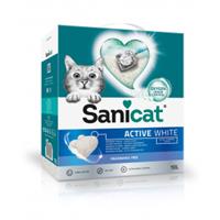Sanicat Active White kattengrit 10 liter
