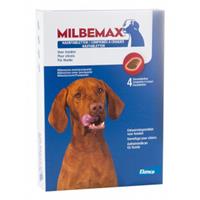 Milbemax Kautabletten für große Hunde 4 Tabletten