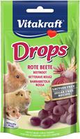 Vitakraft Drops Kaninchen & Nager - Rote Beete - 75 g