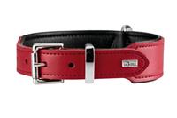 Hunter - Halsband Basic - Hondenhalsband, rood/zwart