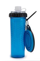 Popware Reiseflasche Trinken Und Füttern Snack-duo 600 Ml Blau