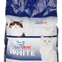 Catokay Katzenstreu White 20 Liter Gitter Weiß