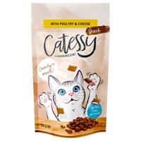 Catessy Knabbel-Snacks 65 g - Anti-haarbal met Rundvlees en Mout