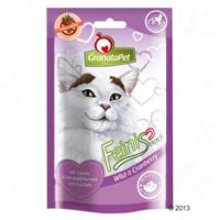 Granatapet Feinis Kattensnacks - Voordeelpakket: Gevogelte & Kattengras (3 x 50 g)