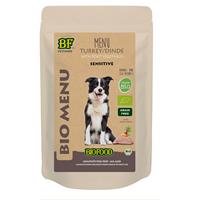 Biofood Organic Kalkoen menu pouch 150 gr hondenvoer 15 x 150 gr
