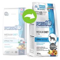 Forza10 Diet Dog Forza 10 Medium Dieet met Vis - Dubbelpak: 2 x 12 kg