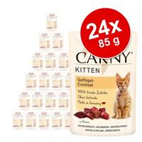 Animonda Carny Kitten Maaltijdzakjes 24 x 85 g Kattenvoer - Rund, Kalf + Kip