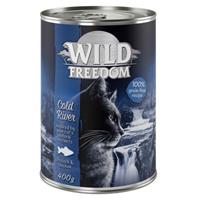 24x400g Adult Cold River Zeezalm & Kip Wild Freedom Kattenvoer Nat
