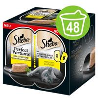 Sheba Extra voordelig! 6 x 37,5 g  Perfect Portions - Zalm