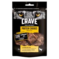 Crave 55 g Huhn  Protein Chunks Hundesnacks Ergänzungsfutter Hund