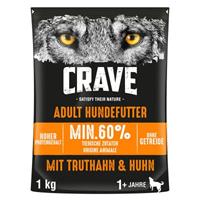 Crave Adult met Kalkoen en Kip hondenvoer - Voordeelpakket: 3 x 2,8 kg