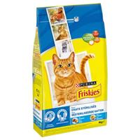 FRISKIES Für sterilisierte Katzen Mit Lachs und Gemüse – 4KG