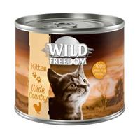 Wild Freedom Kitten 6 x 200 g - Wild Desert - Kalkoen & Kip
