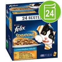 Felix 20 + 4 gratis!  Sensations in Gelei 24 x 85 g - Vis selectie (24 x 85 g)