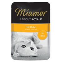 Voordeelpakket Miamor Ragout Royale Kattenvoer 22 x 100 g - Zalm