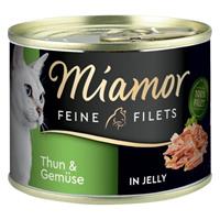 Miamor Feine Filets in Jelly 185g Dose Katzennassfutter