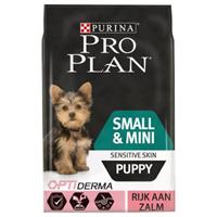 Pro Plan 2x3kg - Dubbelpak Small & Mini Puppy Optiderma - Zalm & Rijst 