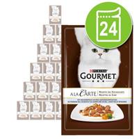Gourmet A la Carte 24 x 85 g - Kalkoen met Groenten