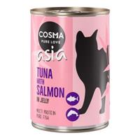 Cosma Thai / Asia in Gelei Kattenvoer 6 x 400 g - Tonijn met Brasem