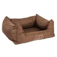 Zooplus Exclusive L76 x B60 x H21 cm Strong & Soft Hondenbed Bruin