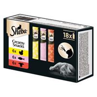 Sheba Creamy Snacks Multipak - 18 x 12 g