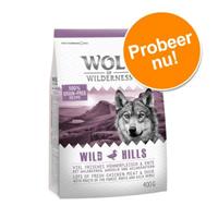 Wolf of Wilderness Probeer nu!  droogvoer voor honden - Soft & Strong - met Kip (350 g)