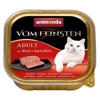 Animonda Vom Feinsten Adult Kattenvoer 6 x 100 g - Gevogelte & Kalf