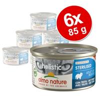 Almo Nature Holistic Specialised Nutrition Kattenvoer 6 x 85 g - Digestive Help met zeetong