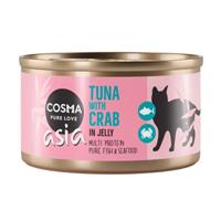 Cosma Thai / Asia in Gelei Kattenvoer 6 x 85 g Kip met Tonijn