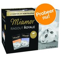 Miamor Ragout Royale in Gelei Kitten Probeerpakket - Gevogelte en Rund in Gelei