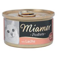 12x85g Pastei Zalm Miamor Kattenvoer