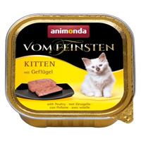 Animonda Vom Feinsten Kitten Kattenvoer 6 x 100 g - met Gevogelte