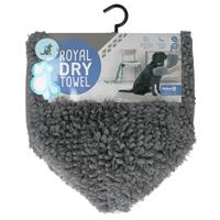 hollandanimalcare Holland Animal Care Royal Dry Handdoek - Hondenverzorging - 35x81 cm Grijs