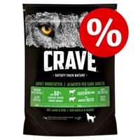 Crave 20% korting!  droogvoer - Lam & Rund (1 kg)