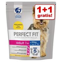 Perfect Fit 1 + 1 gratis! 2 x  Hondenvoer - Adult Small Dogs