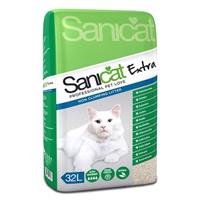 Sanicat 2x  Extra Kattenbakvulling 32 liter