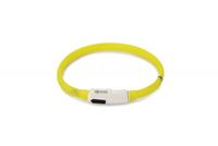 Beeztees Safety Gear Dogini USB - Halsbanden - Geel - 35 CM X 10 MM - 10 mm - 35 cm