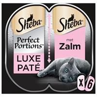 sheba Perfect Portions Adult 6x37.5 g - Kattenvoer - Zalm