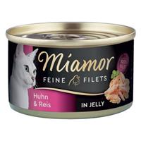 Miamor Fijne Filets Kattenvoer 1 x 100 g - Kip