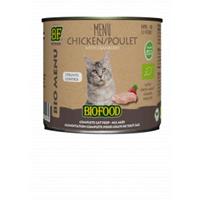 Biofood Organic Kip menu blik 200 gr kattenvoer 12 x 200 gram
